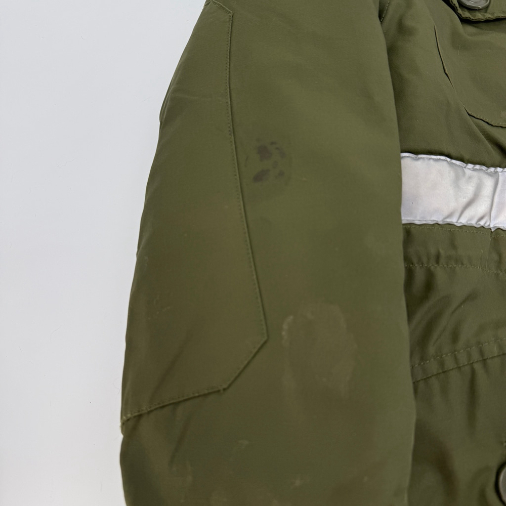 VTG PEERLESS GARMENTS Military Field Jacket Men Parka Olive Green size XS - Picture 5 of 13